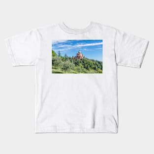 San Luca Sanctuary view Kids T-Shirt